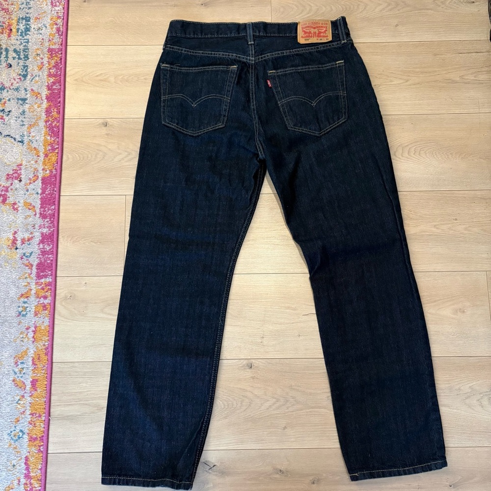 New Men’s Levis 559 Dark Wash Jeans W36 L32. - Picture 2 of 3